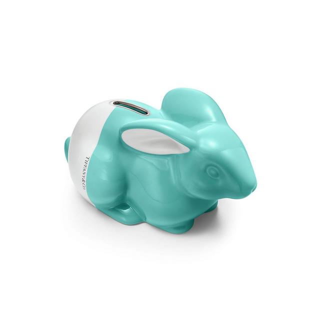 Color Block Bunny Bank