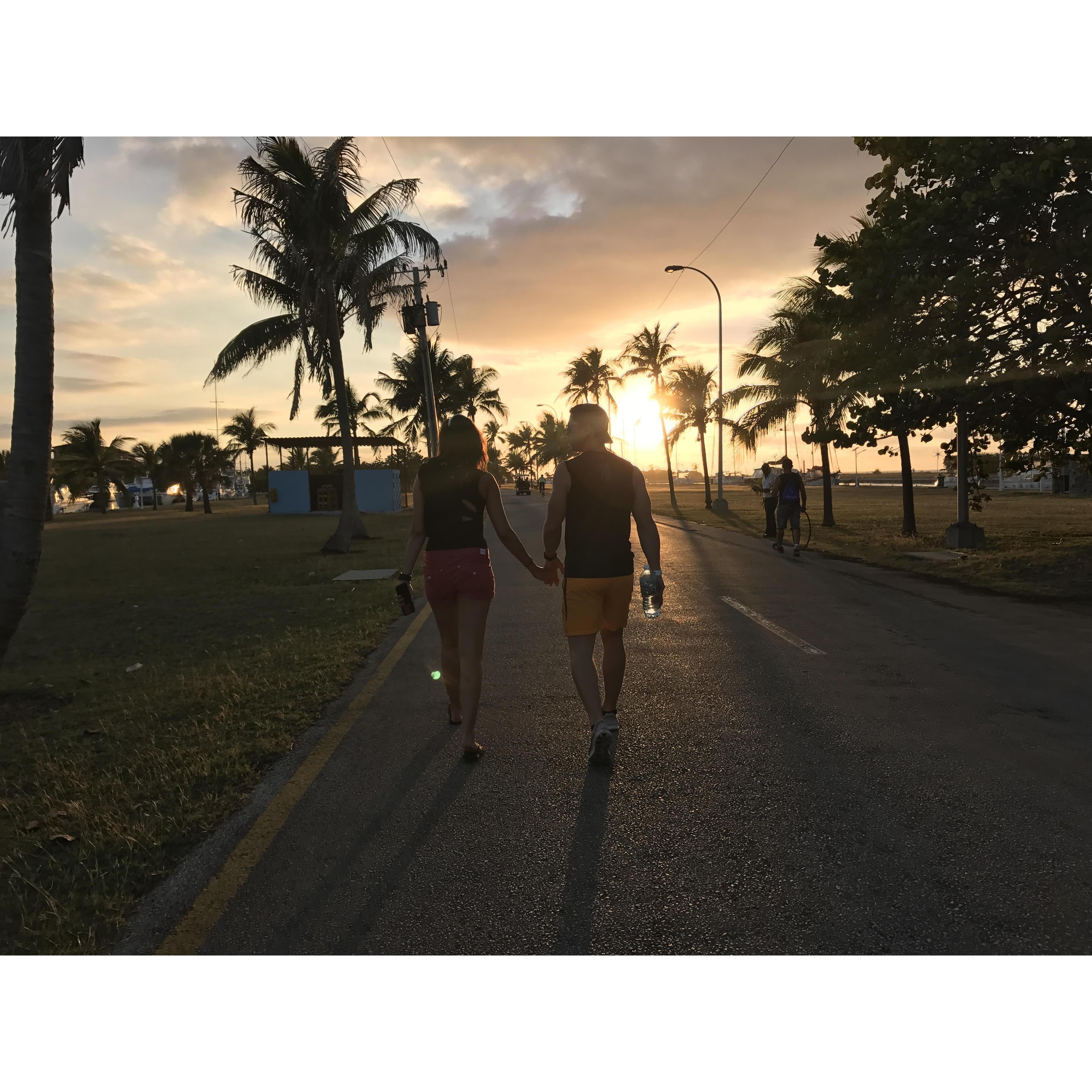 Cuba Sunset