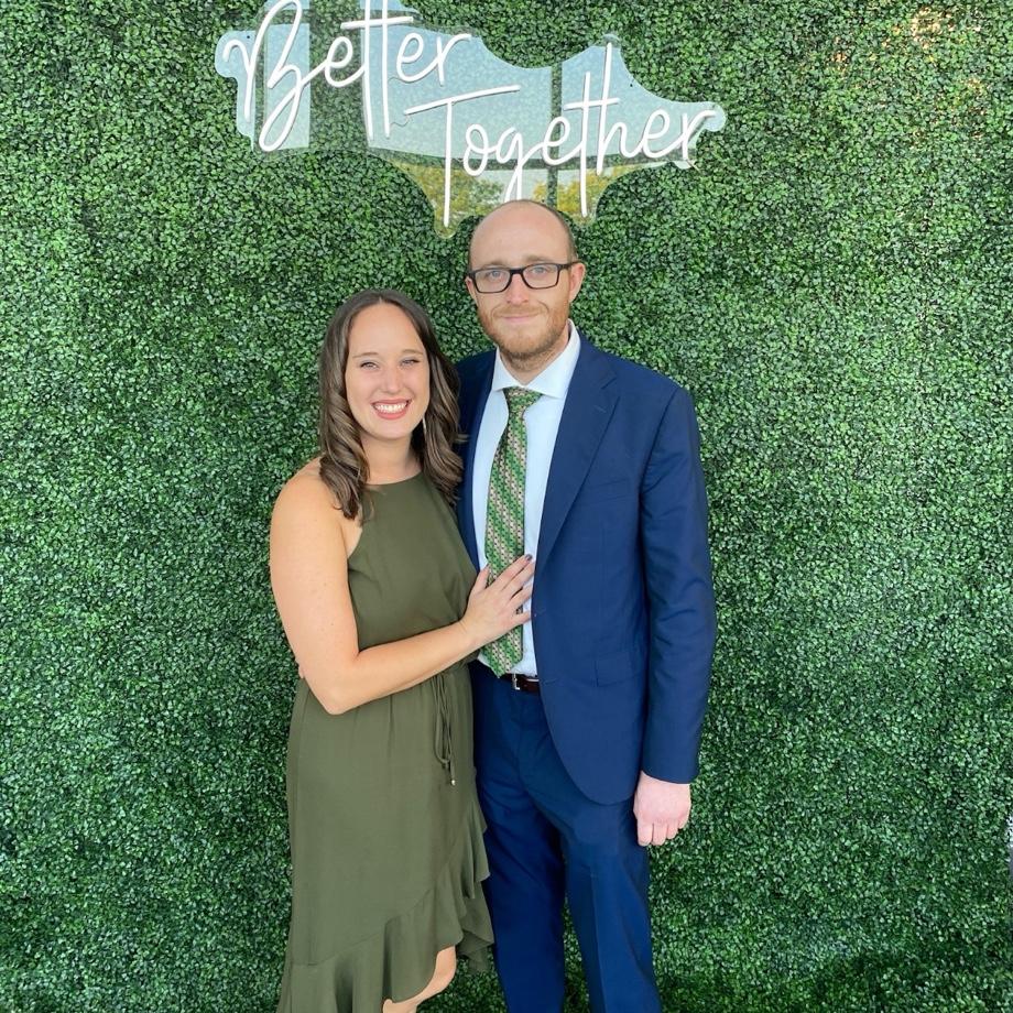 September 2021 - At our friends' Matt and Molly's wedding in Rockford