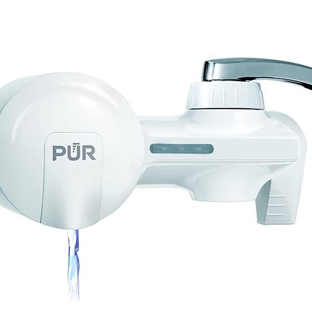 PUR PFM150W Faucet Water Filtration System, Horizontal, White