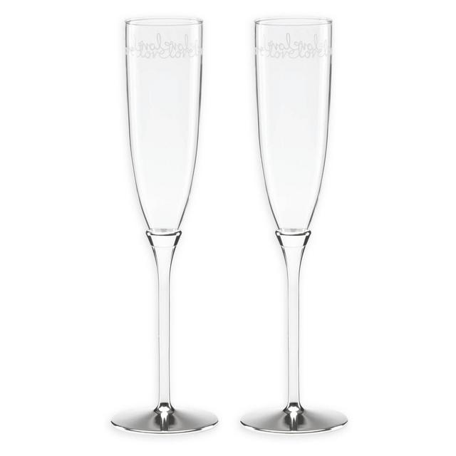 kate spade new york Key Court™ Champagne Flutes (Set of 2)