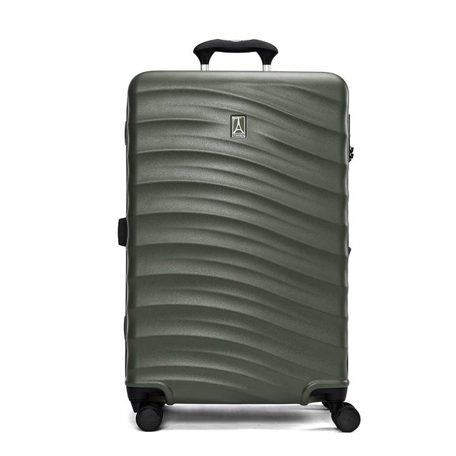 Travelpro Maxlite Air V2 Hardside Expandable Checked Luggage, 8 Spinner Wheels, Lightweight Hard Shell Suitcase, TSA lock, Slate Green, Checked Medium 25-Inch