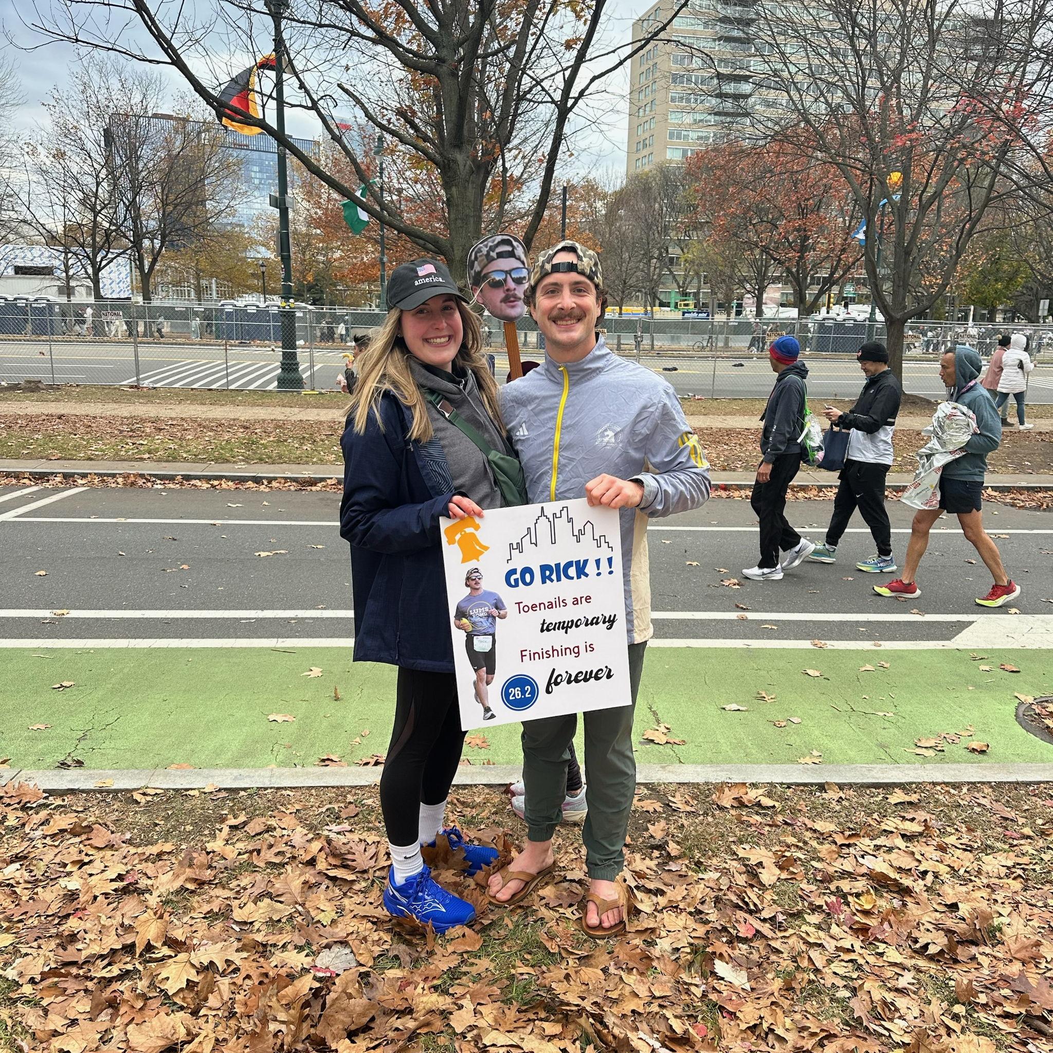 Rick's crazy PR for his 3rd marathon!