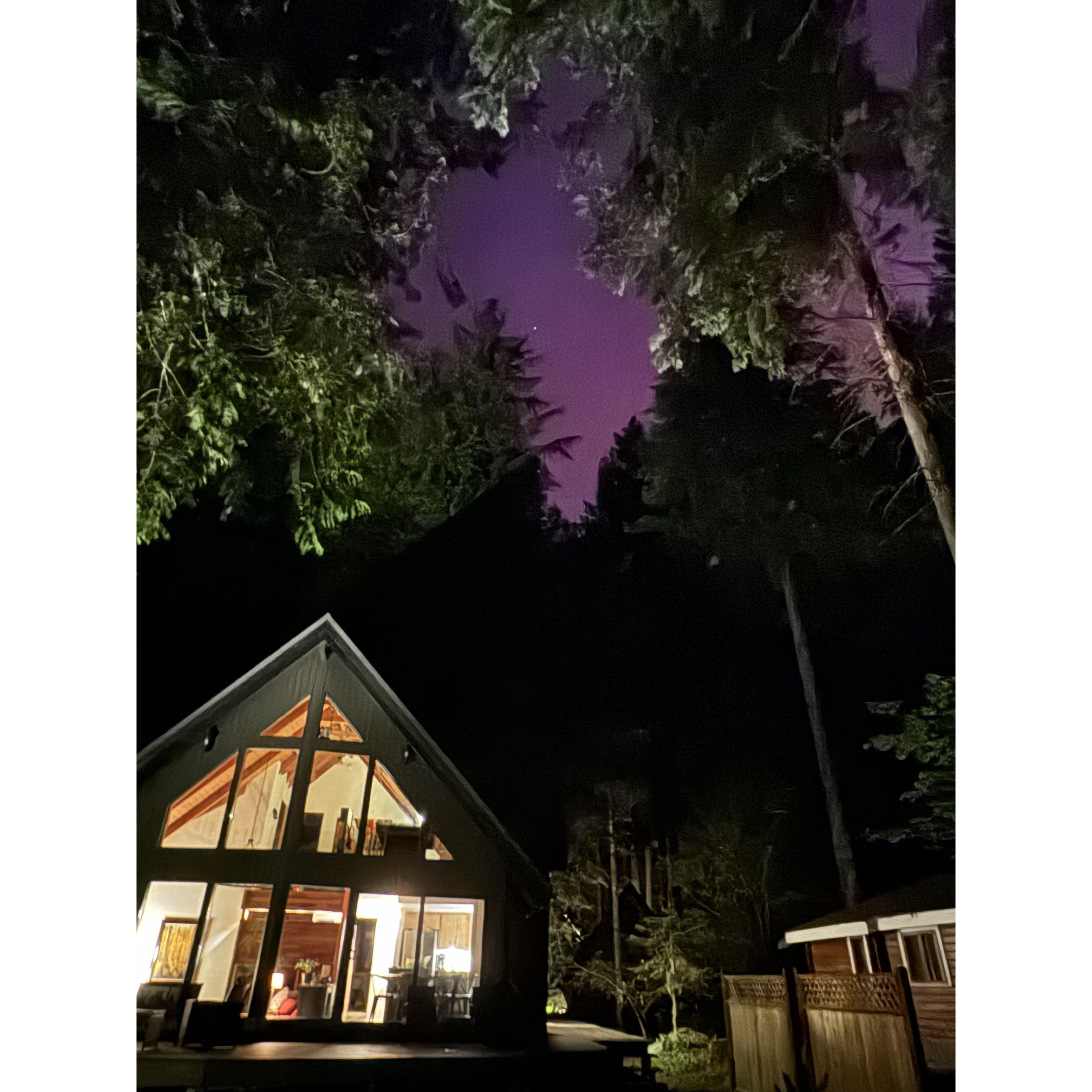 Aurora borealis (night before the proposal!)