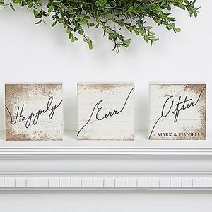 Happily Ever After Shelf Blocks (Set of 3)