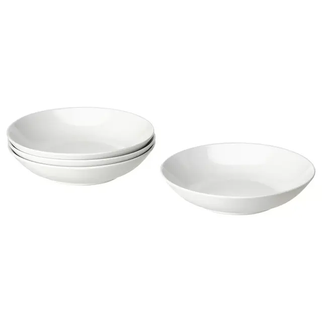 GODMIDDAG Deep plate/bowl, white, 9 "