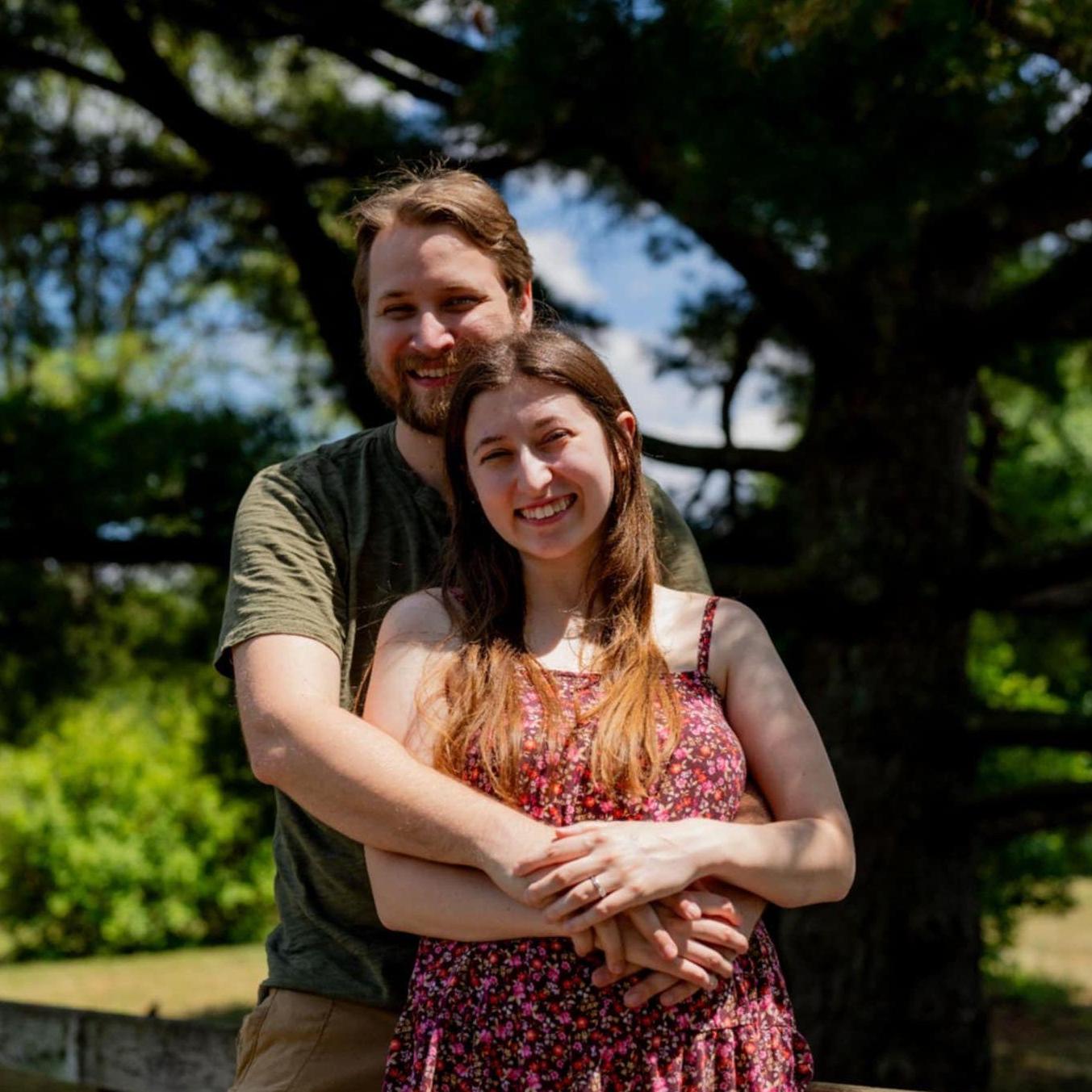 On July 20, 2024, Brandon proposed to Maria at Dawes Arboretum, on the island in Dawes Lake