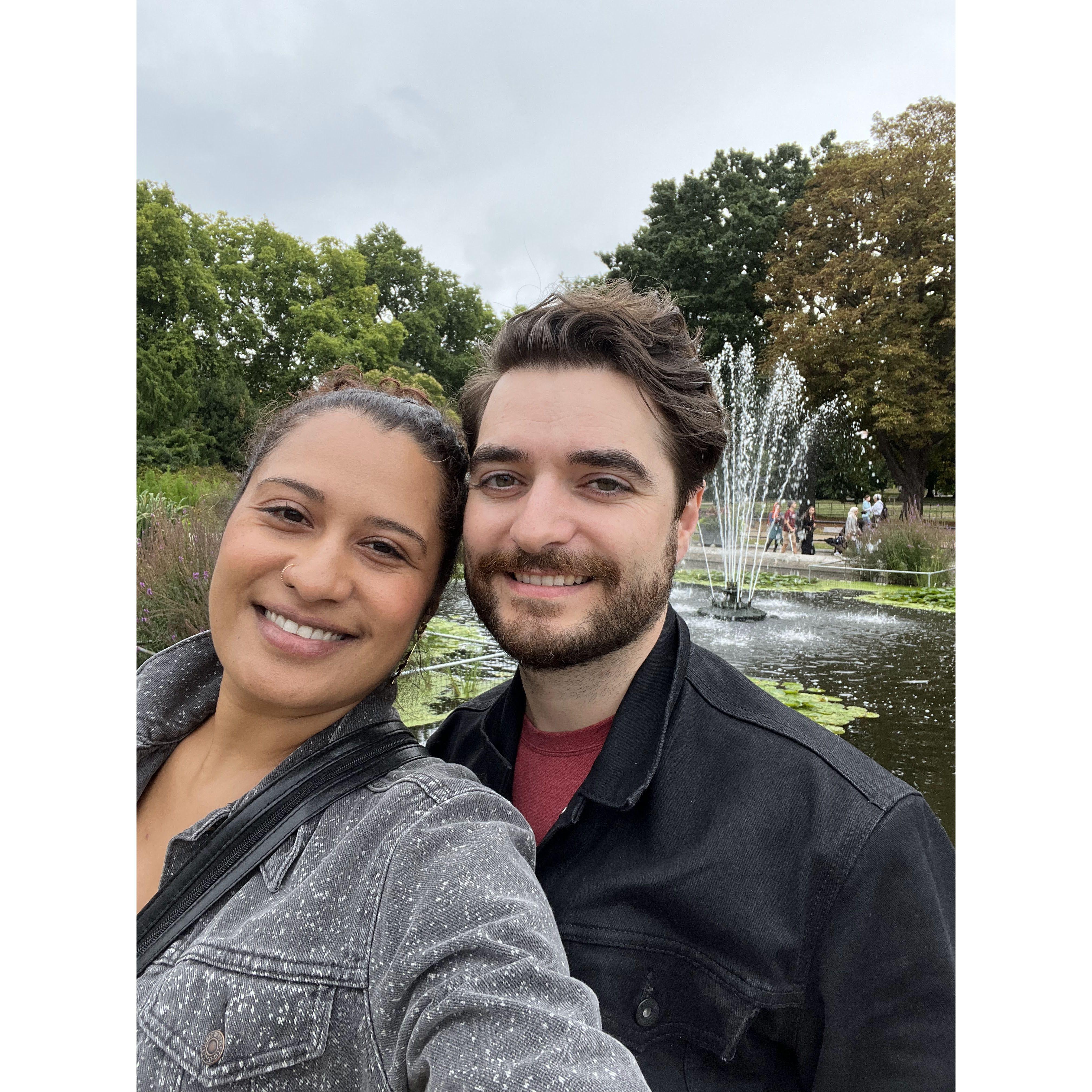 A walk in the park at Kensington Gardens