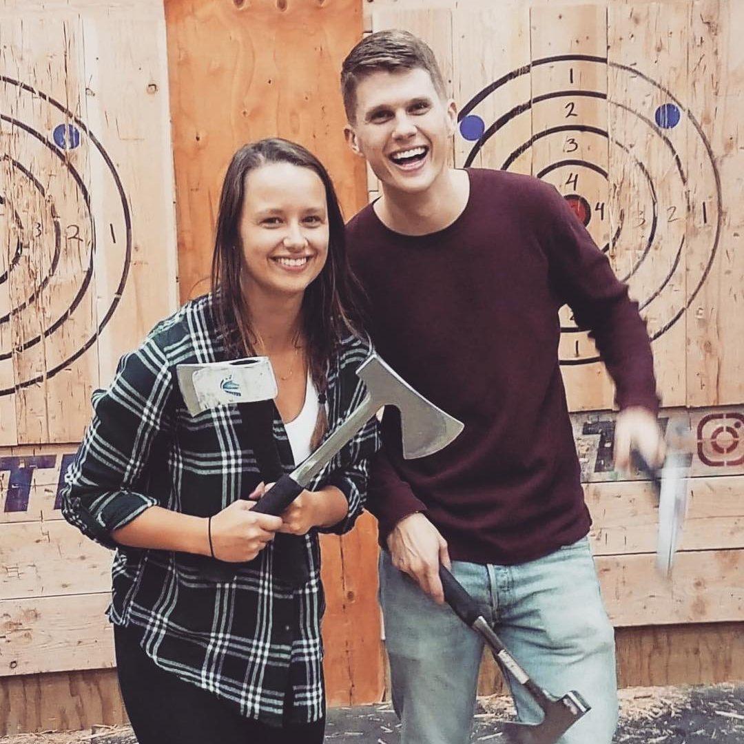 Axe Throwing for Drake's 27th 