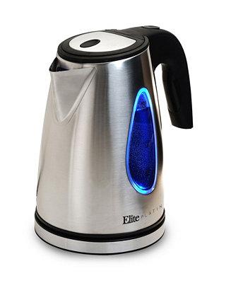 Elite Platinum Stainless Steel 1.7L Cordless Kettle