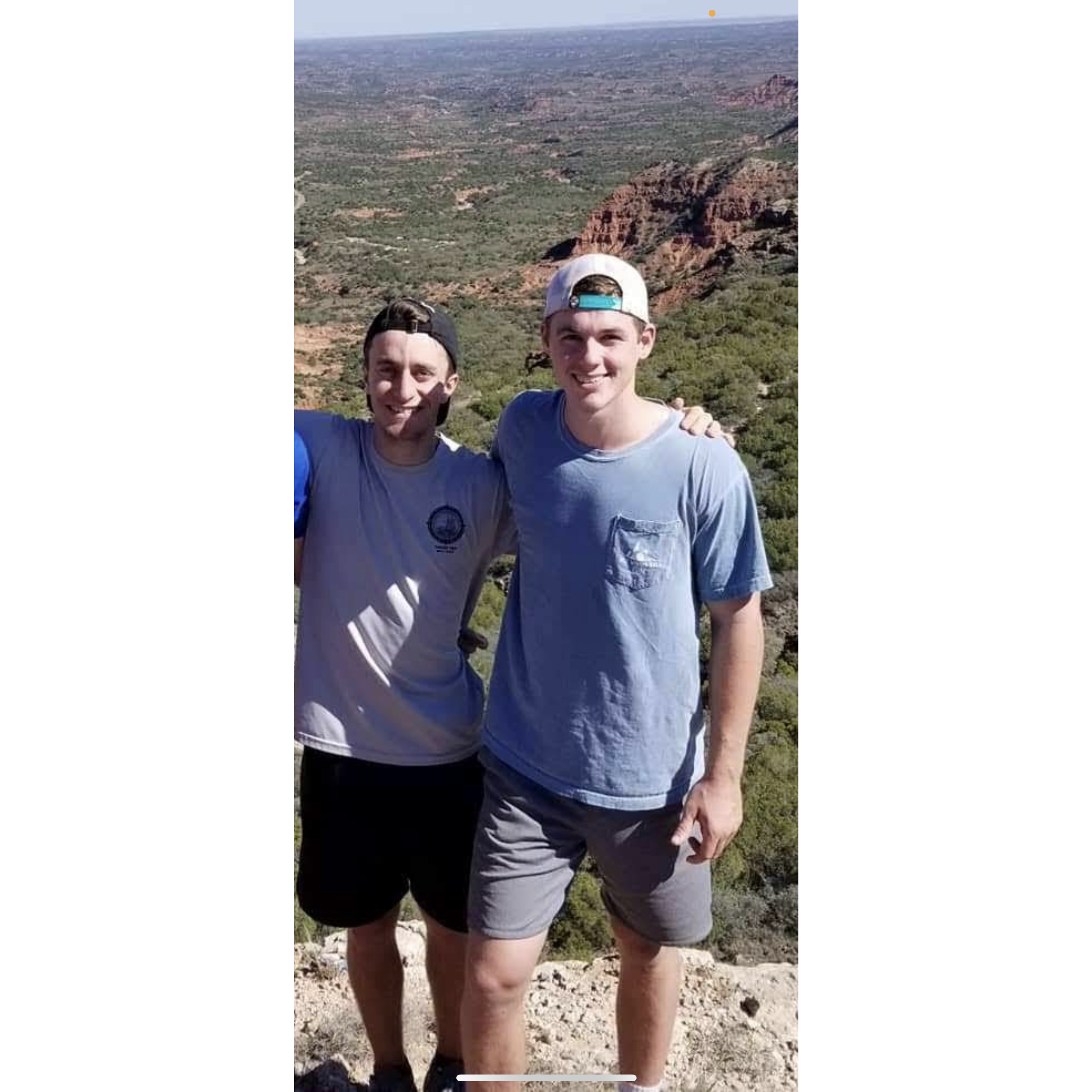 Adam and Michael in Caprock Canyon!