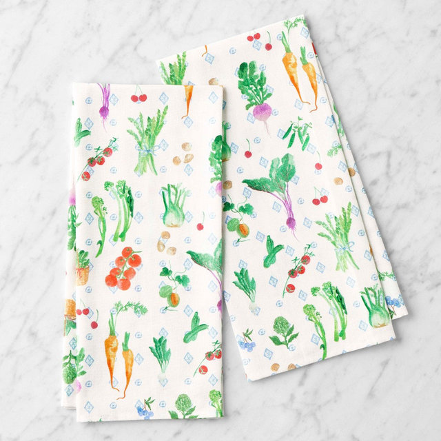 Hill House x Williams Sonoma Towels, Set of 2, Farmer's Market