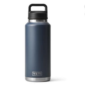 YETI Rambler 46 oz Bottle, Leakproof, Vacuum Insulated, Stainless Steel with Chug Cap, Navy