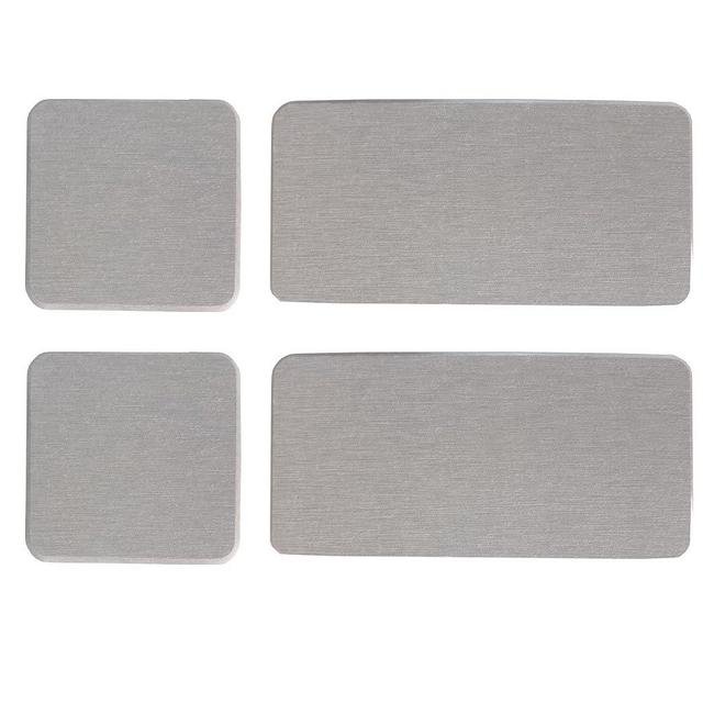 NiuYichee Set of 4 Water Absorbent Diatomite Tray, diatomaceous Earth Kitchen soap Dish,Hand soap Holder, Water Absorbing Stone Used for Plants & toiletries in The Modern Home