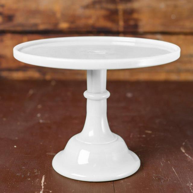 Milk Glass Cake Stand