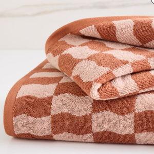 Wavy Blocks Towels
