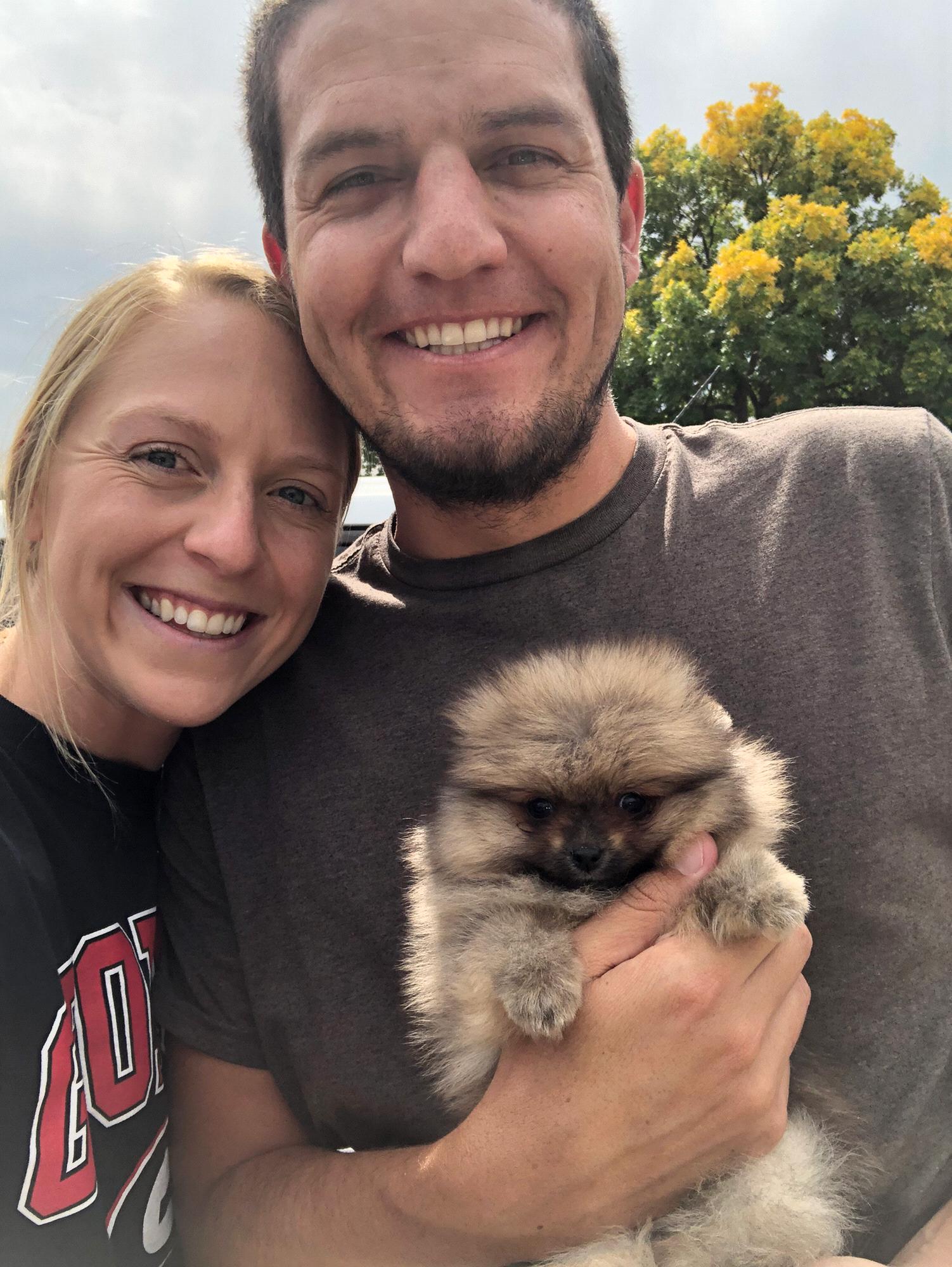 We got a puppy! Meet Tank, our little pride and joy.
