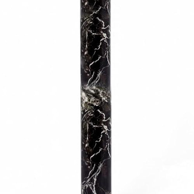 Marble Paper Towel Holder 12" Inch for Kitchen Towels Rack Handmade Paper Roll Holder Stand - Wrapping Paper Holder Towel - Hand Towel Rack Holder, Black