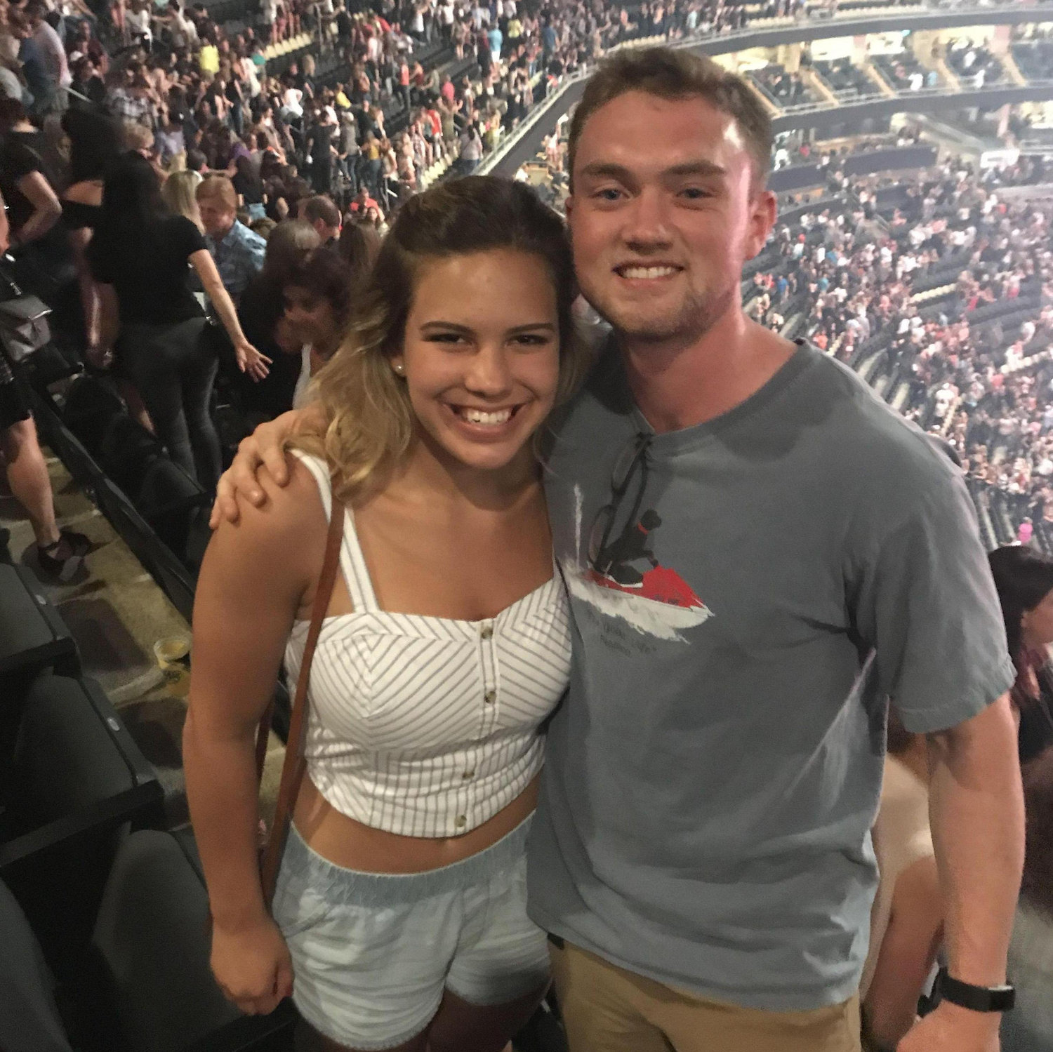 The first official photo taken together in June 2018.