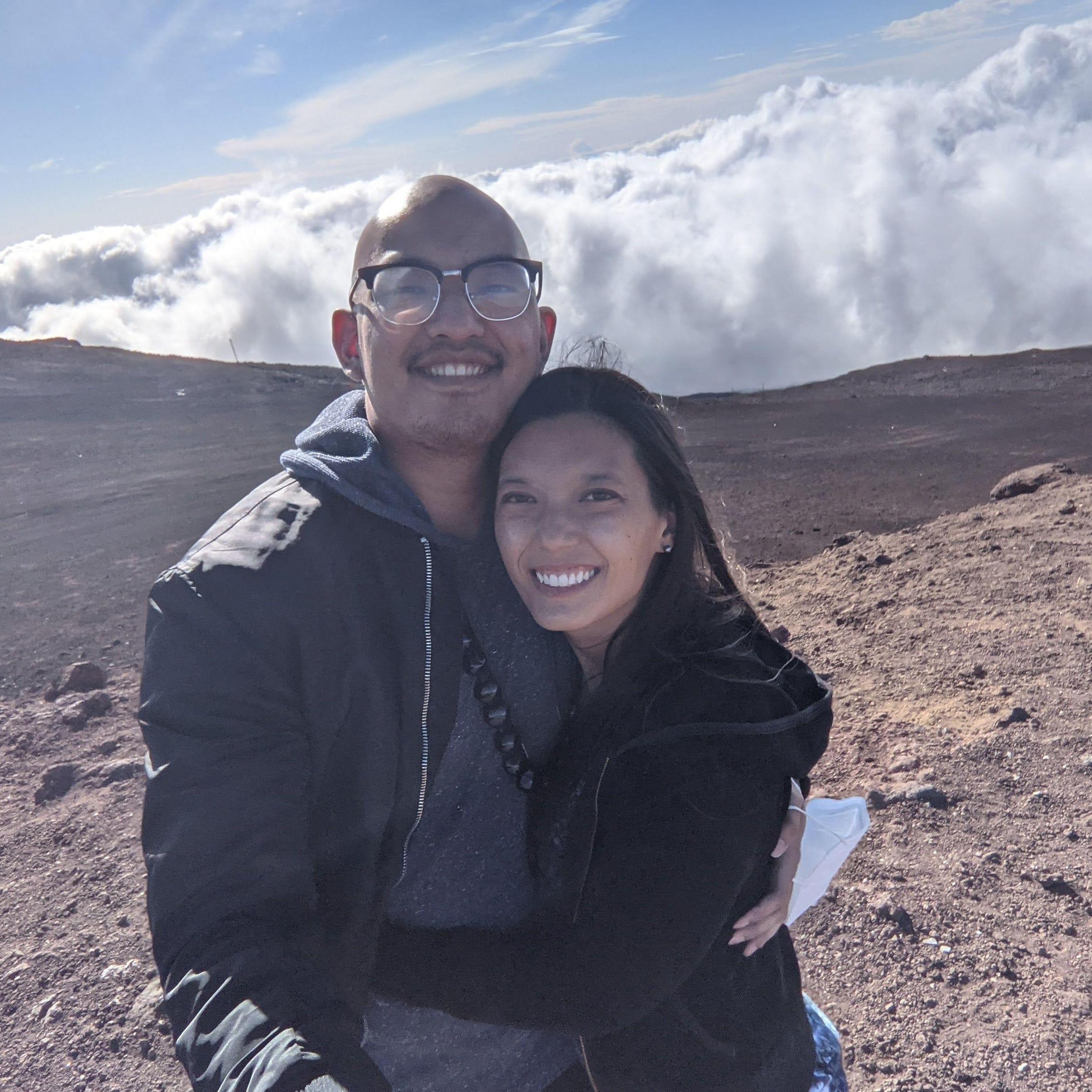 Top of Haleakala, Maui's Volcano, in Hawaii. March 27, 2021