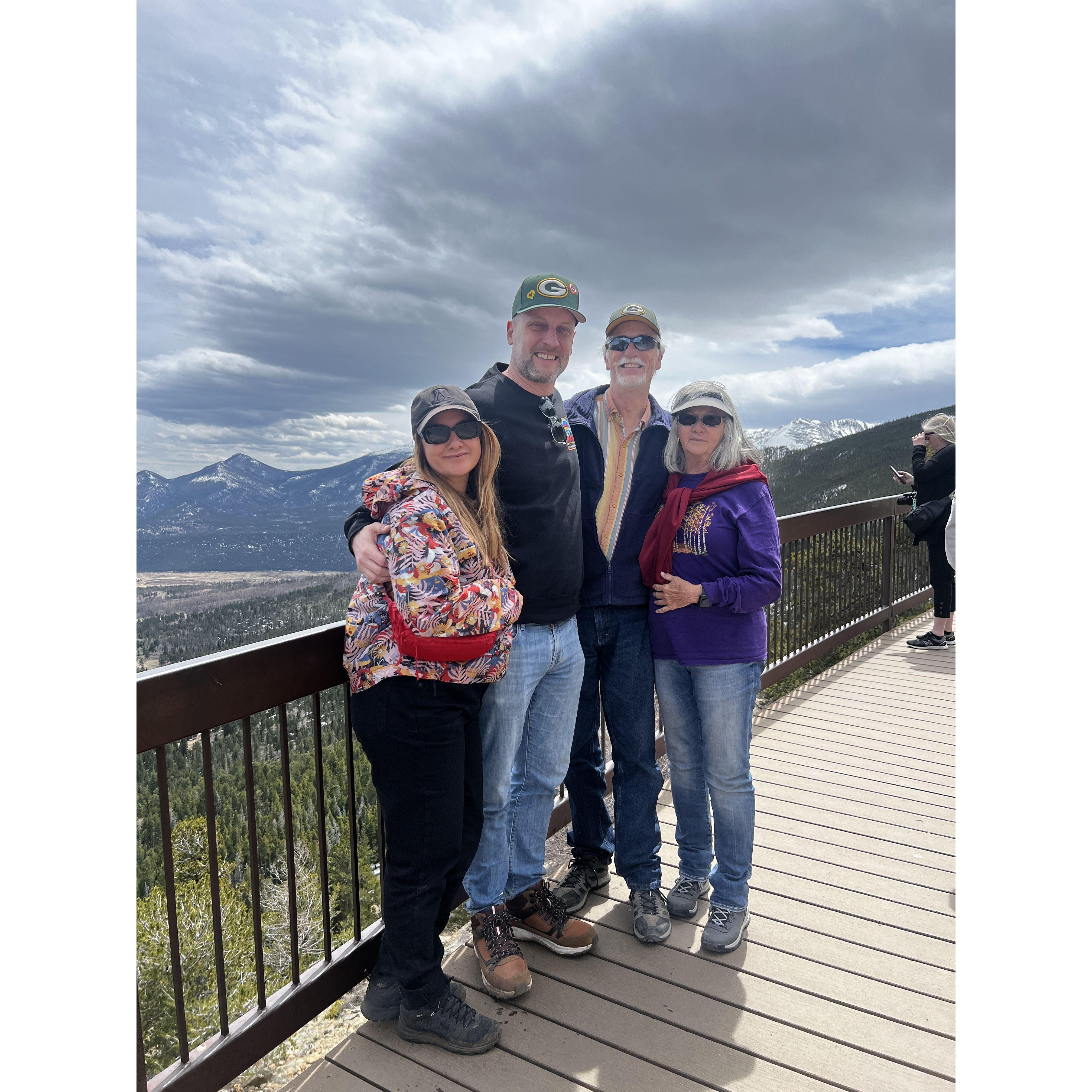 Rocky Mountains visit with Shawn's dad, Tom, and his partner, Sonya