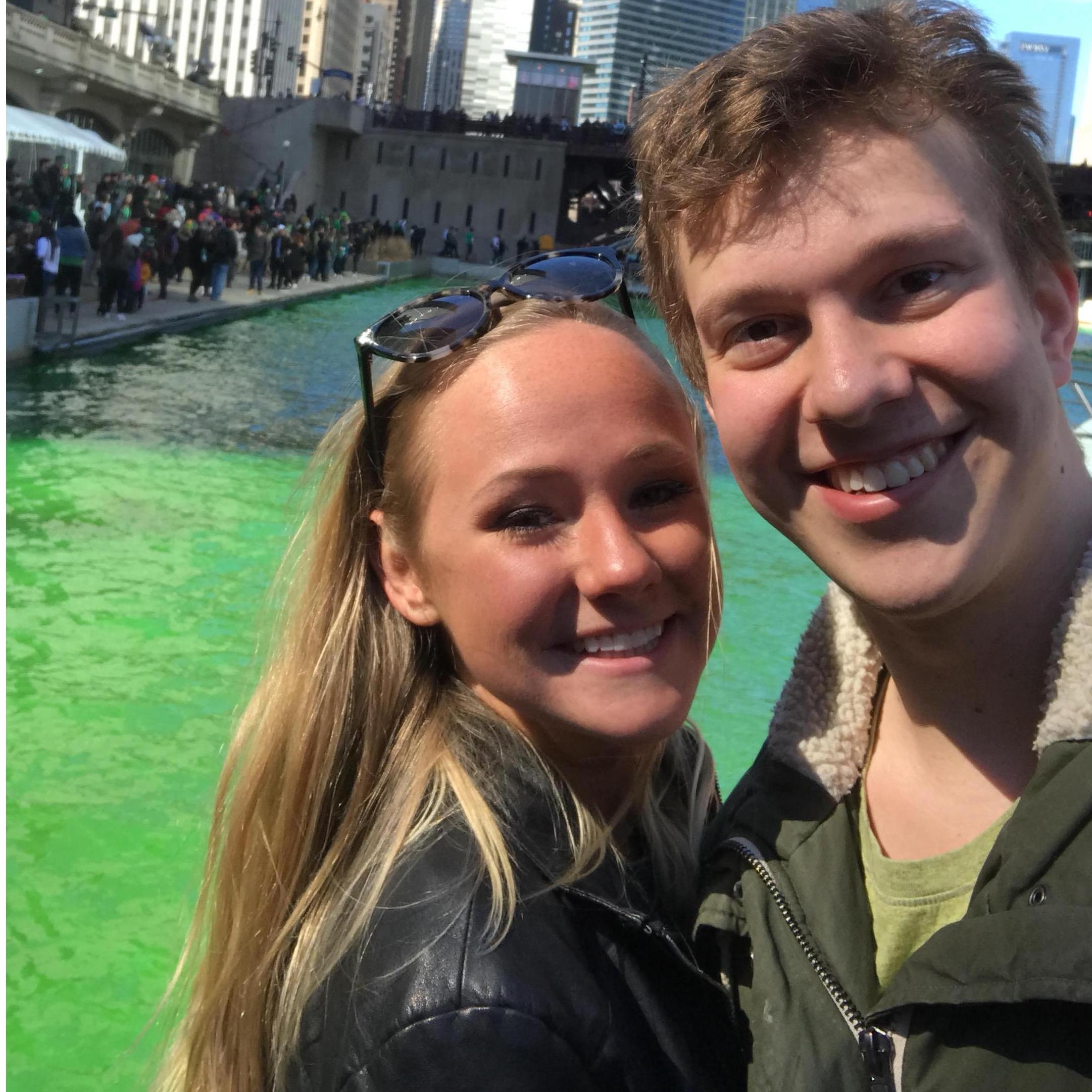 St Patrick's Day, Chicago, March 2017