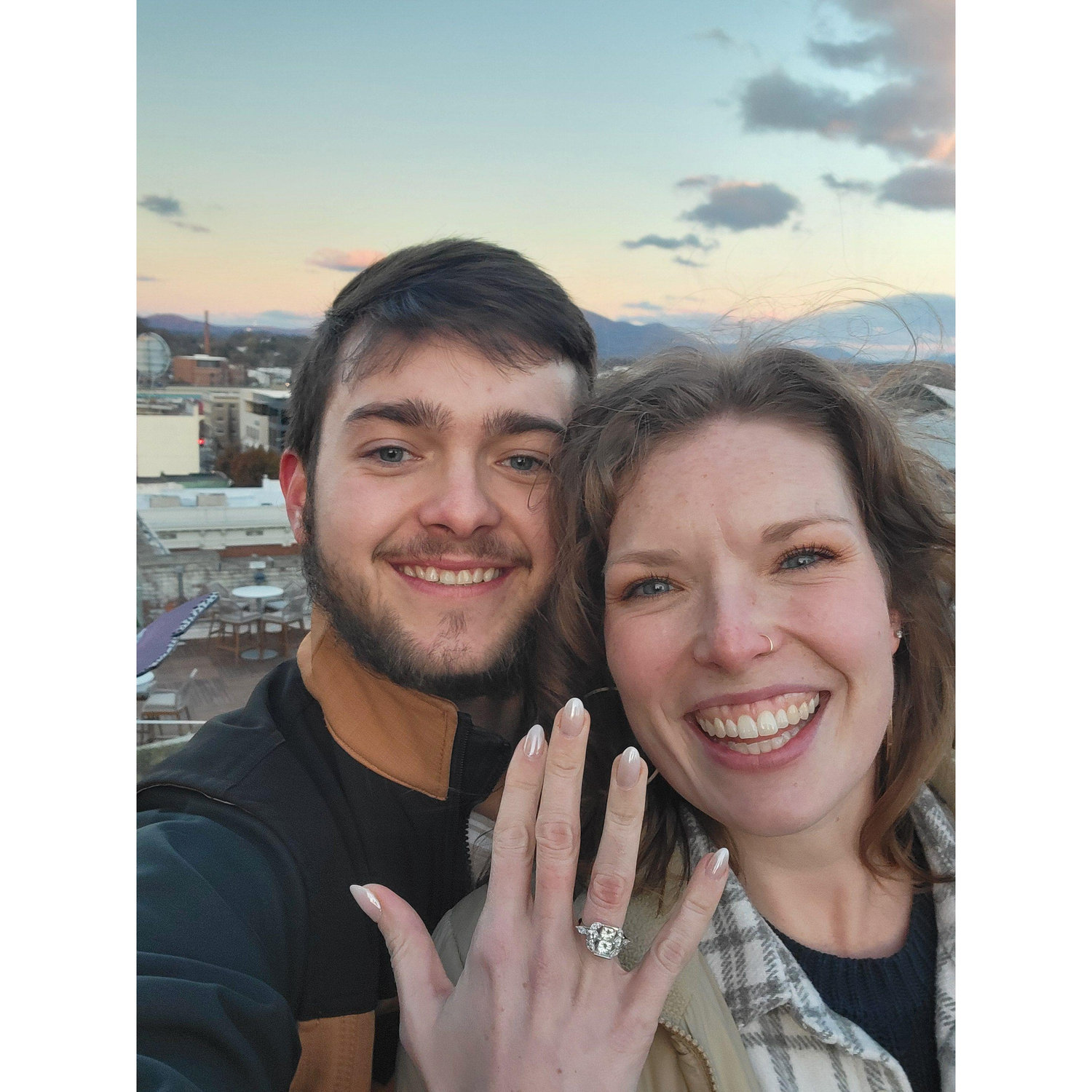 Aaaand right after he proposed!