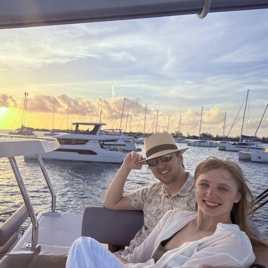 On vacation in the British Virgin Islands!