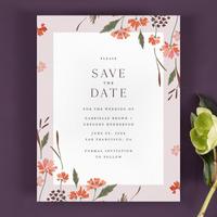 Alires Portrait | Light Mauve | Zola Save The Dates