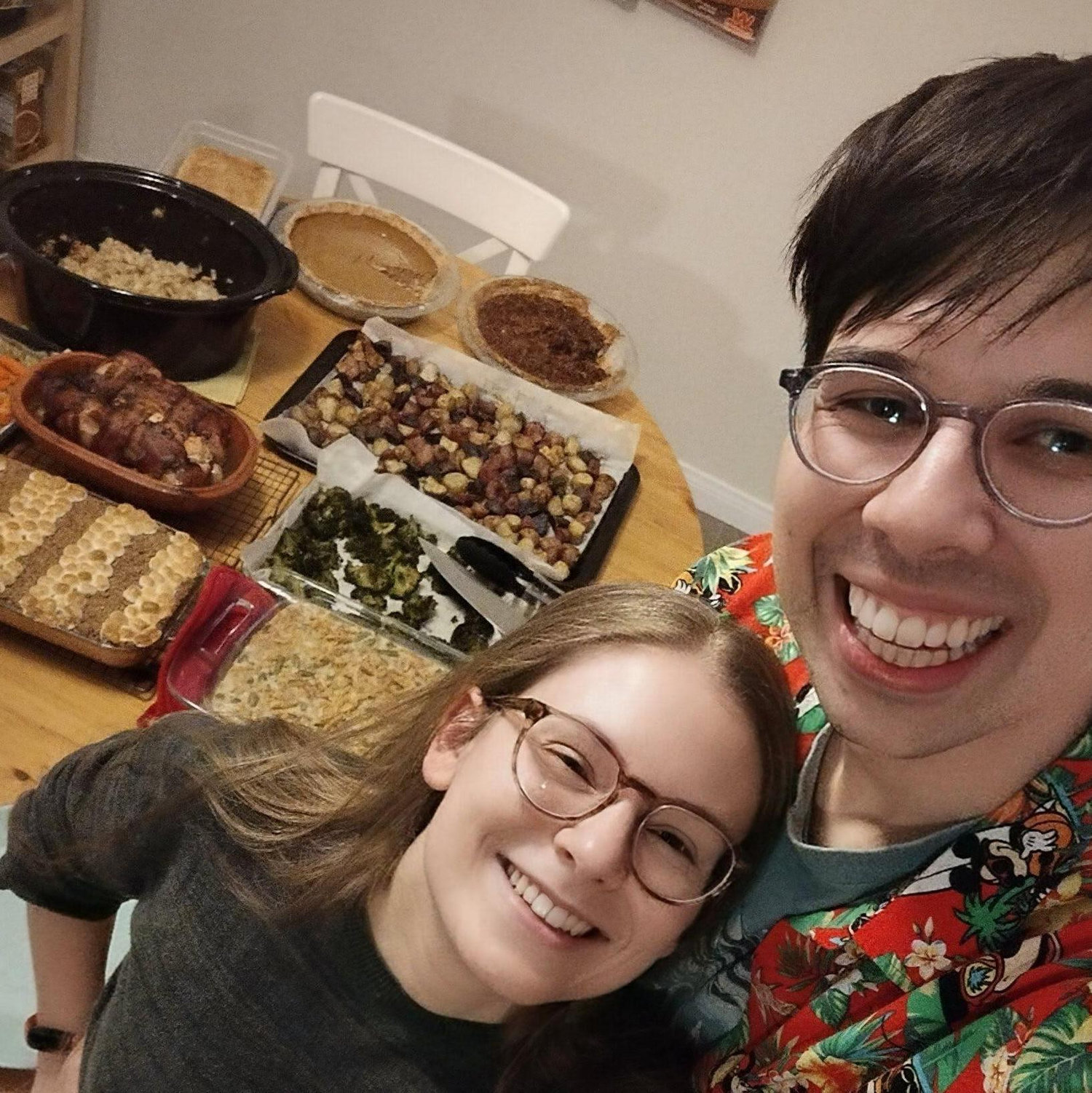 Thanksgiving feast in Culver City, cooked by Emily, November 2022.