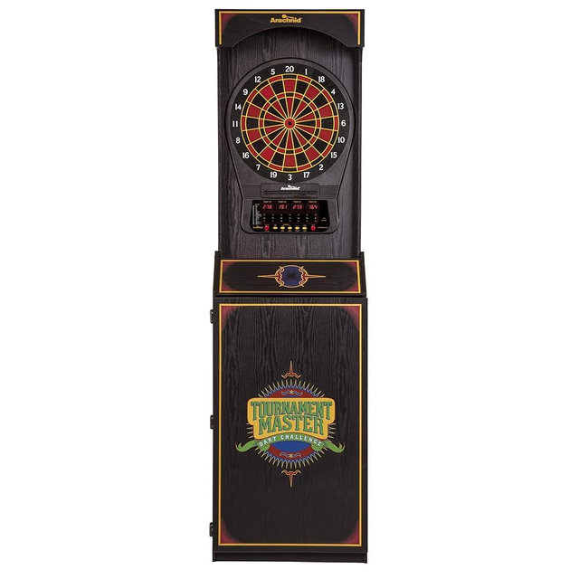 Arachnid Cricket Pro 650 Standing Electronic Dartboards with 24 Games, 132 Variations, and 6 Soft-Tip Darts Included