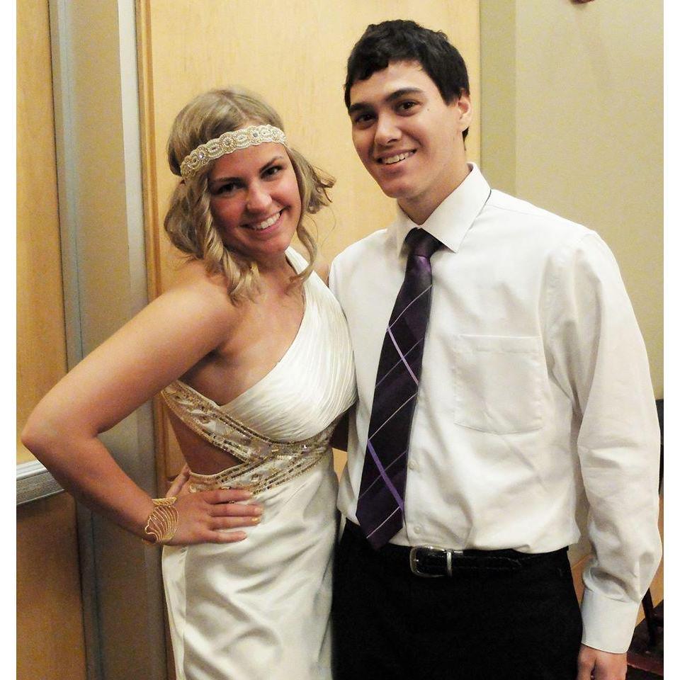Sam's sorority formal her junior year at Loras.