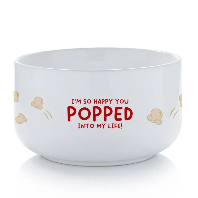 Personalization Mall Pop of Love Personalized 14 oz. Snack Bowl, I'm So Happy