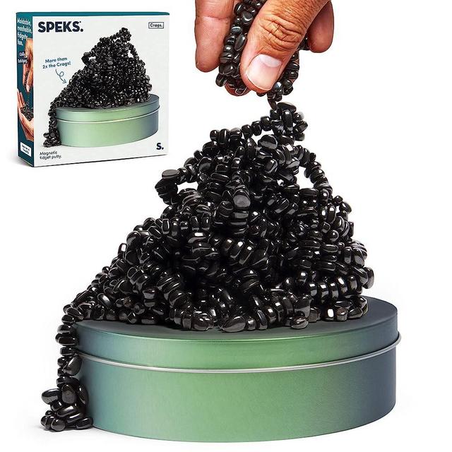 Speks Crags Ferrite Putty, Over 1,000 Ferrite Stones in a Matte Metal Tin, Seriously Satisfying Fidget Toys for Adults and Desk Toys for Office - Tranquility, 650g