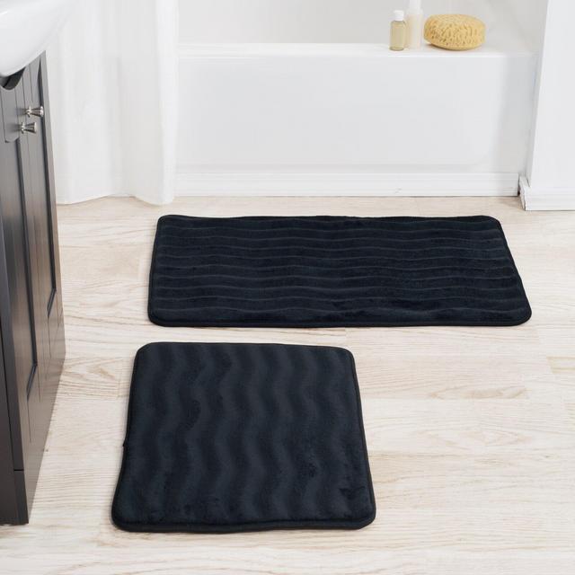 Rectangle Non-Slip piece Bath Rug Set
