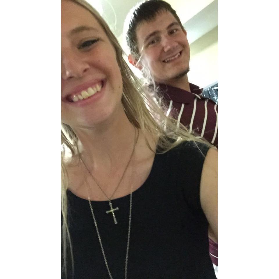 The very first picture we took together after Cowbell Yell in 2015.