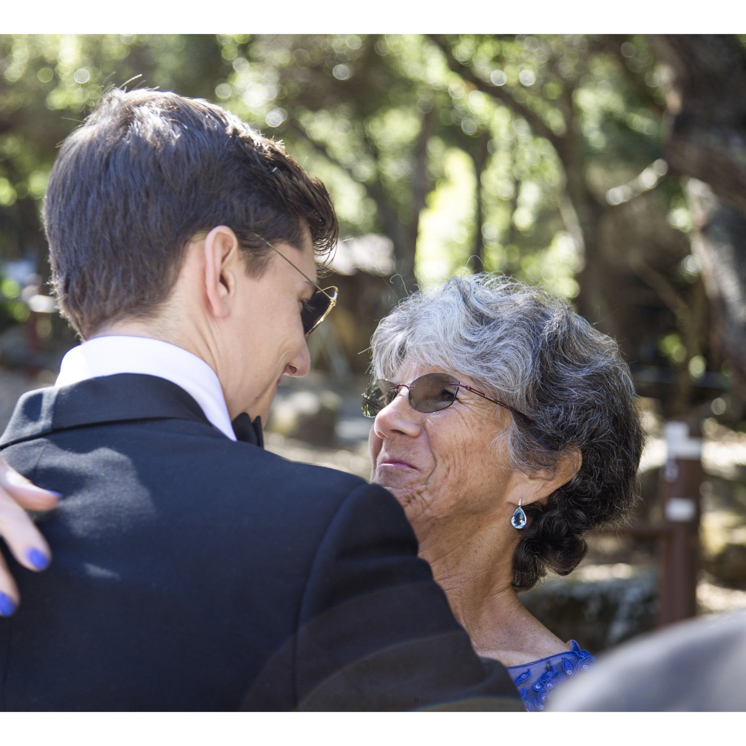 Xander and Sandy (mother of the groom)