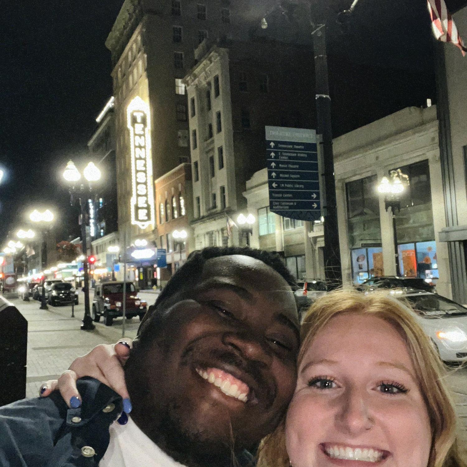 Our first date!