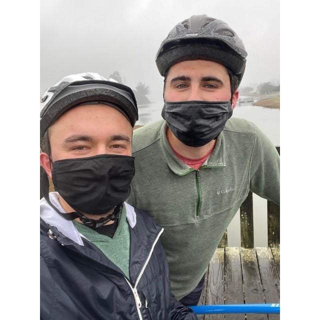 A rainy bike ride through Marin County - January 2021.