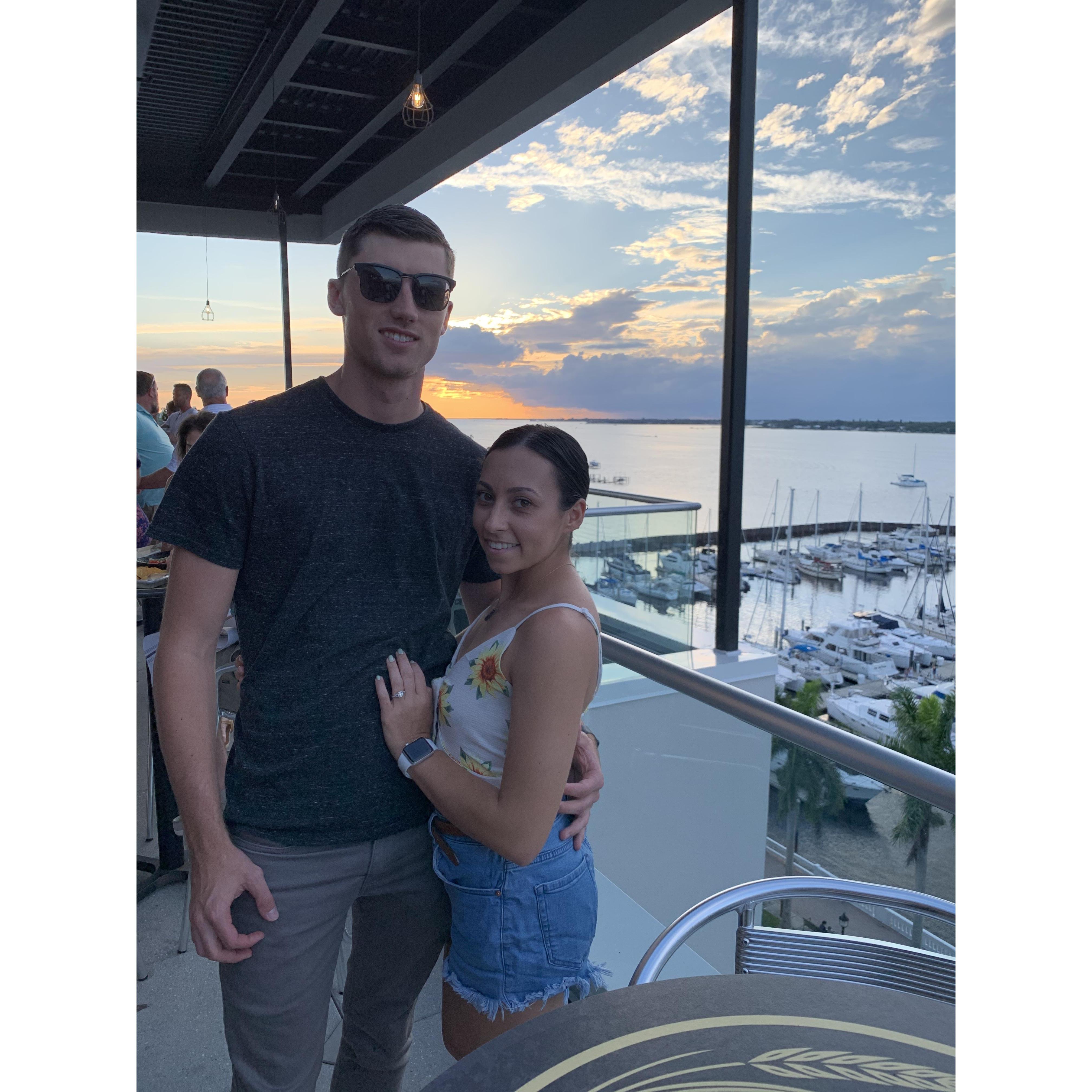 Dinner with a view!