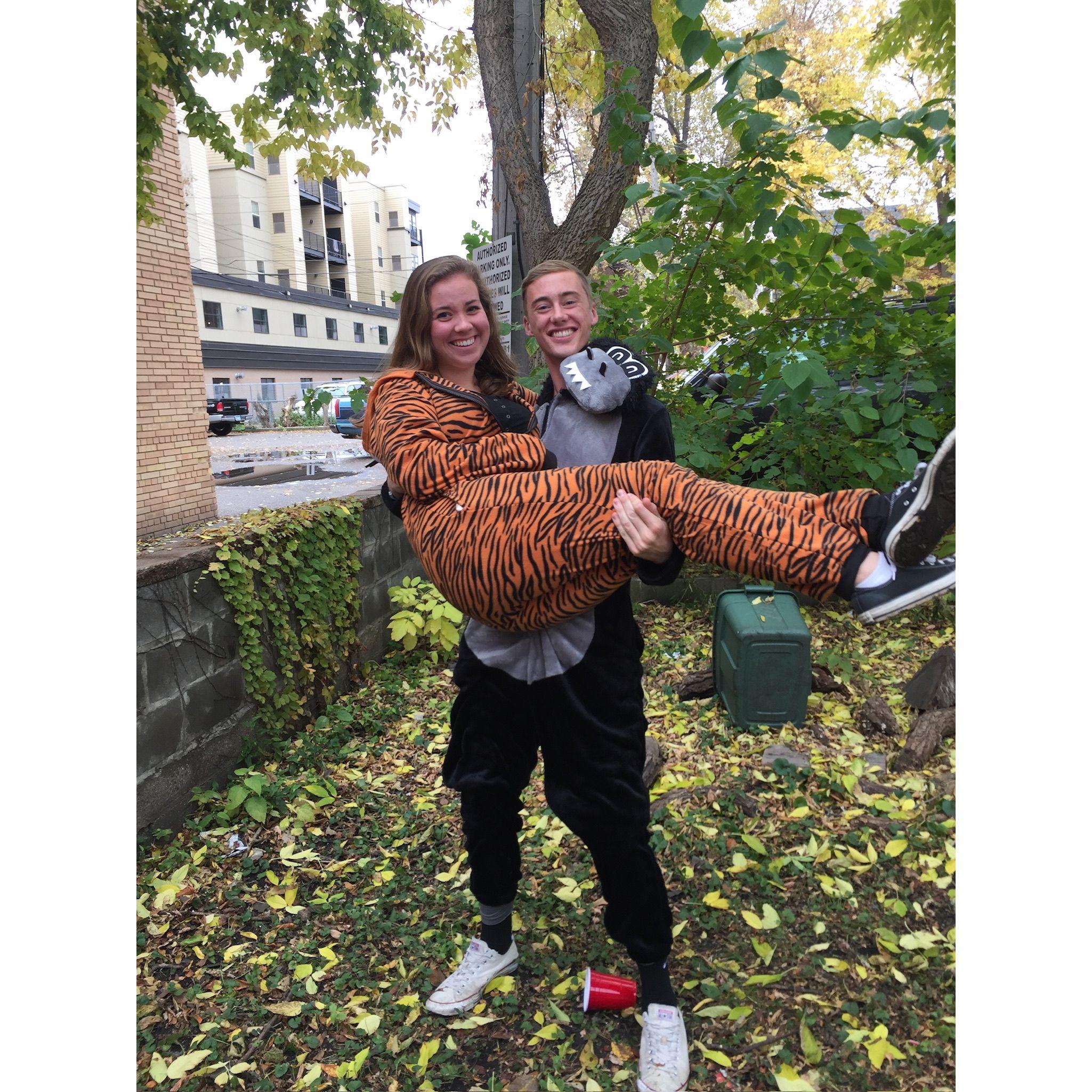 Halloween at AKPsi (Blake's business fraternity) - 2016