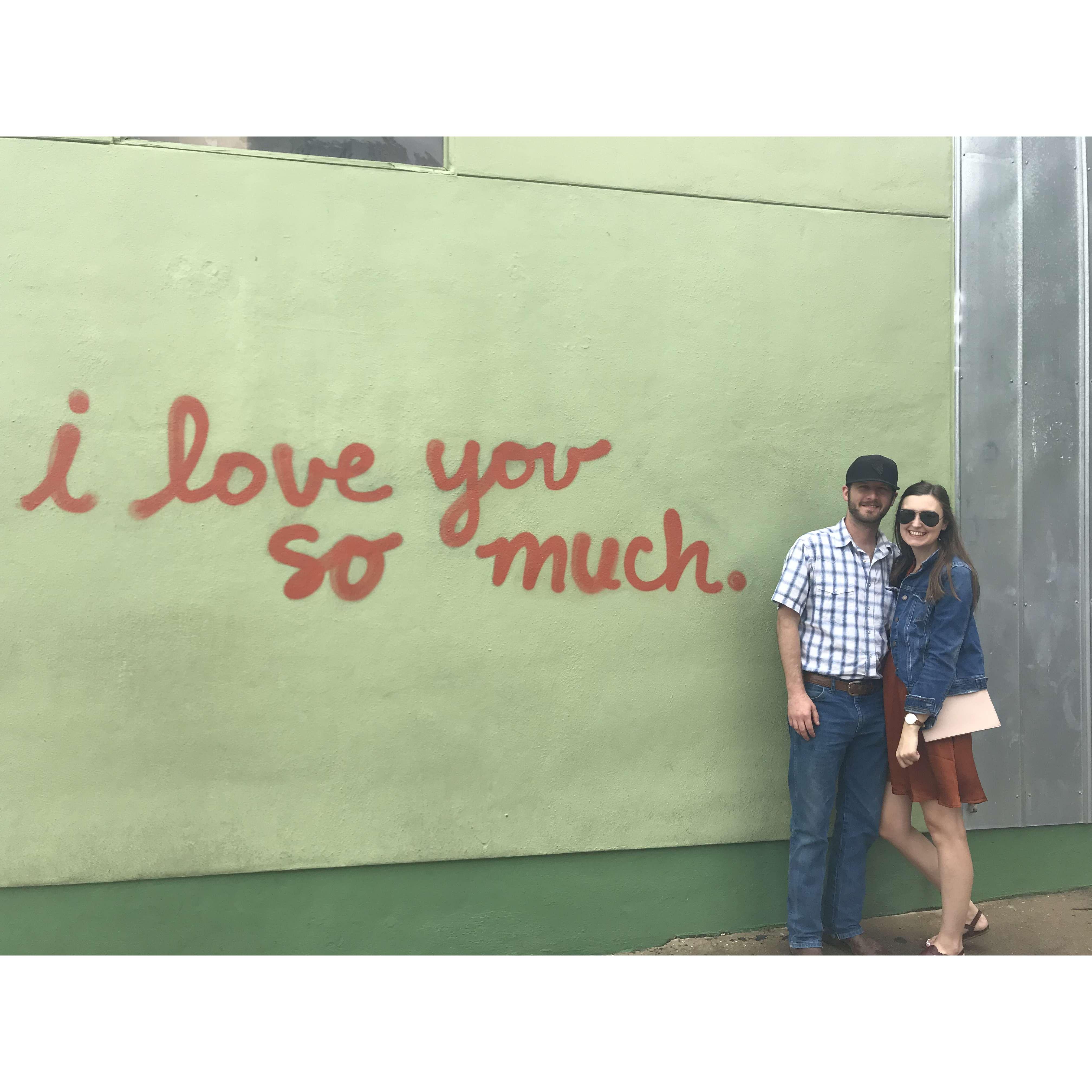 Robby’s first Valentine’s Day present to Kelsey was a trip to Texas for country music festival