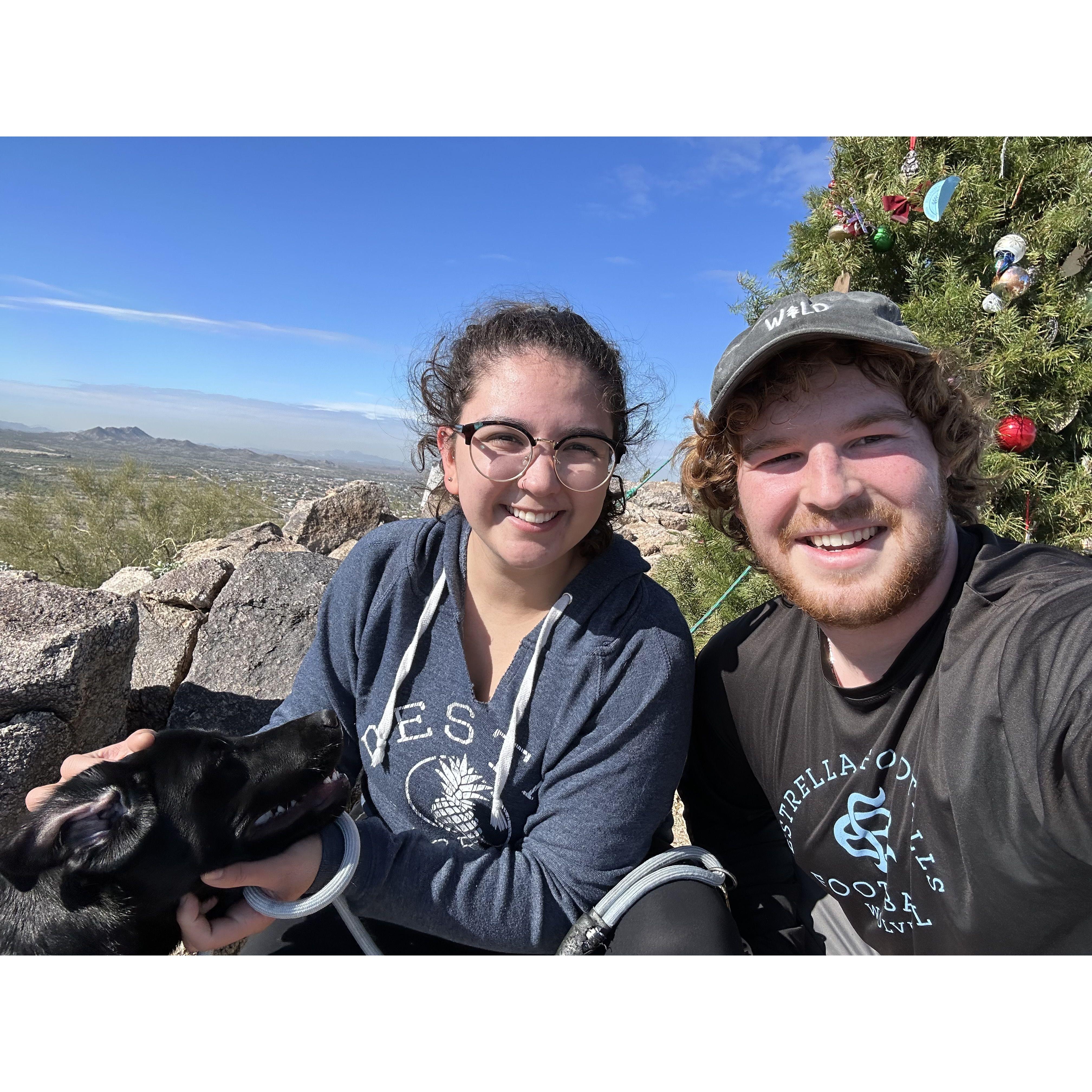 Our most recent hike together
