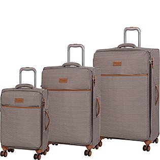 it luggage Beach Stripes 3 Piece Lightweight Expandable Spinner Luggage Set