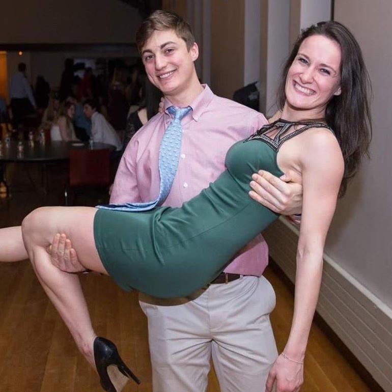 Some formal! Griffin is always trying to get a lift session in. (2016)