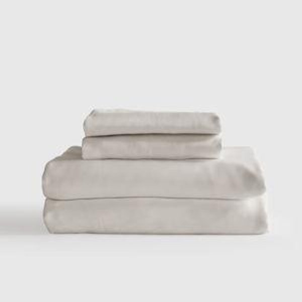 Bamboo Sheet Set - Sand, King w/ Flat Sheet