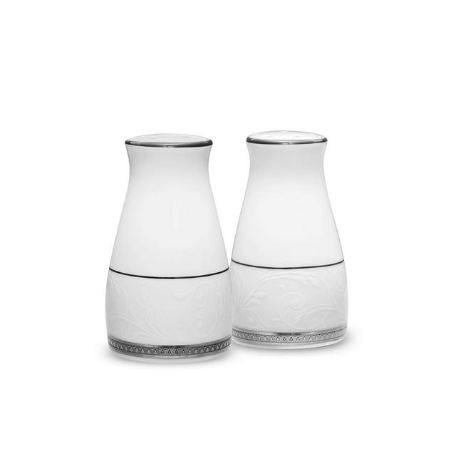 Noritake Regina Platinum Salt & Pepper, 3-1/4"