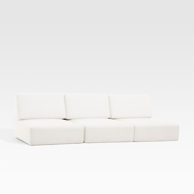 Ashore White Outdoor Sofa Cushion