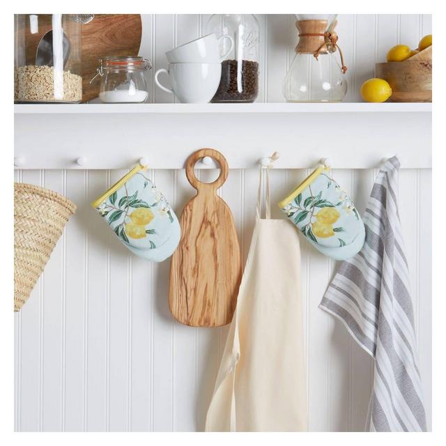 Lemon Whimsy Mini Oven Mitt 2pc Set - Martha Stewart