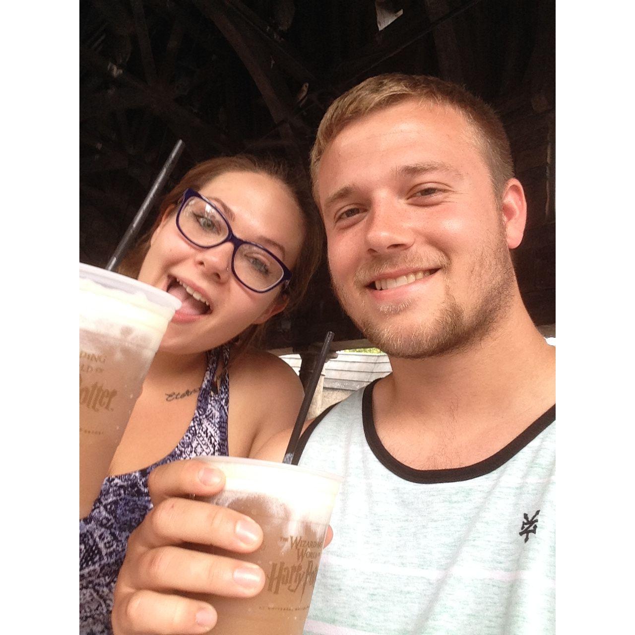 Butterbeer at Wizarding World of Harry Potter!